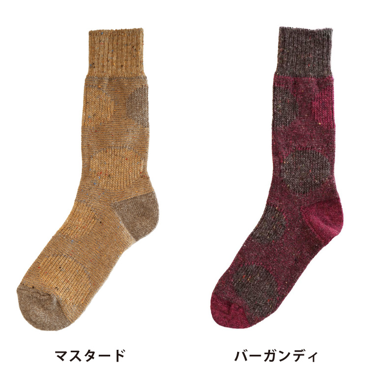 Homie】ネップジャガードドットソックス［H-071］ 669600630