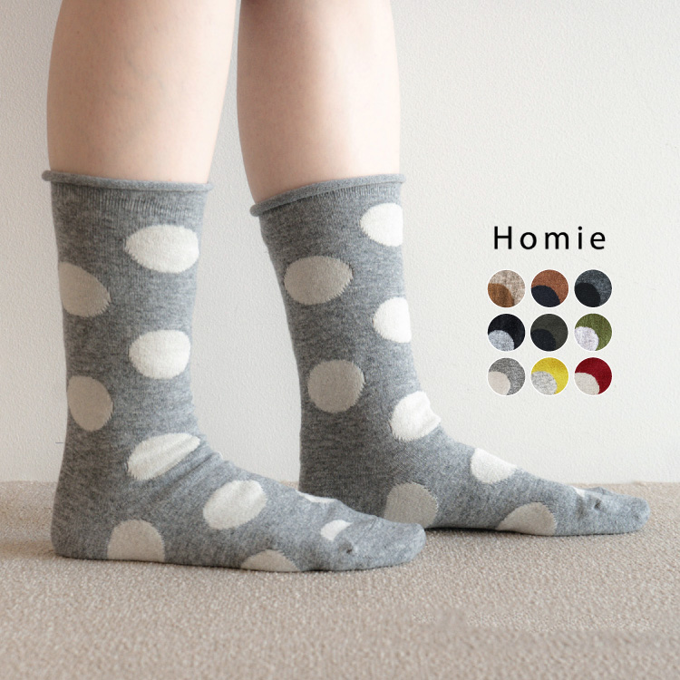 Homie ウールビッグドットソックス
