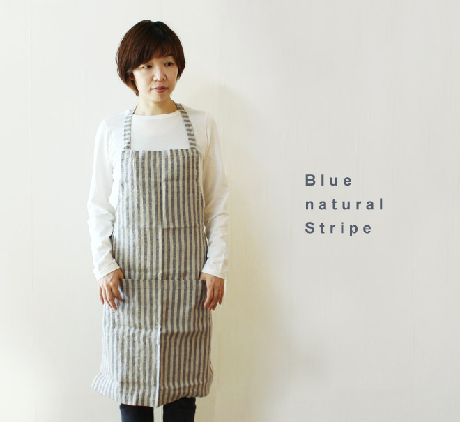 Blue natural Stripe