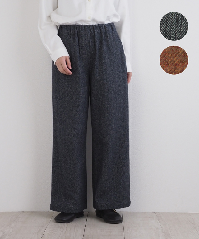 XENIA TELUNTS ワイド パンツ ハンドメイド 天然染料 亡くなり 