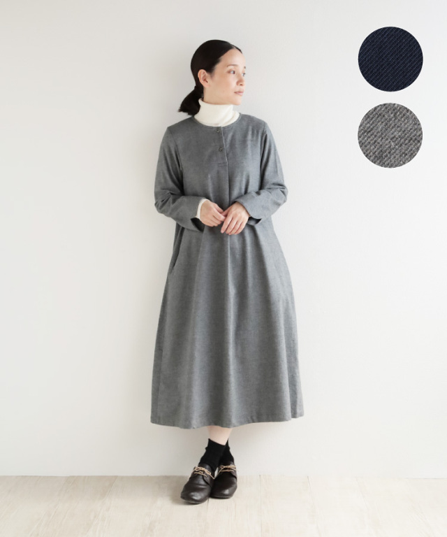 nofl】甘撚りビエラワンピース 644211290 | ナチュラル服通販サイト nofl